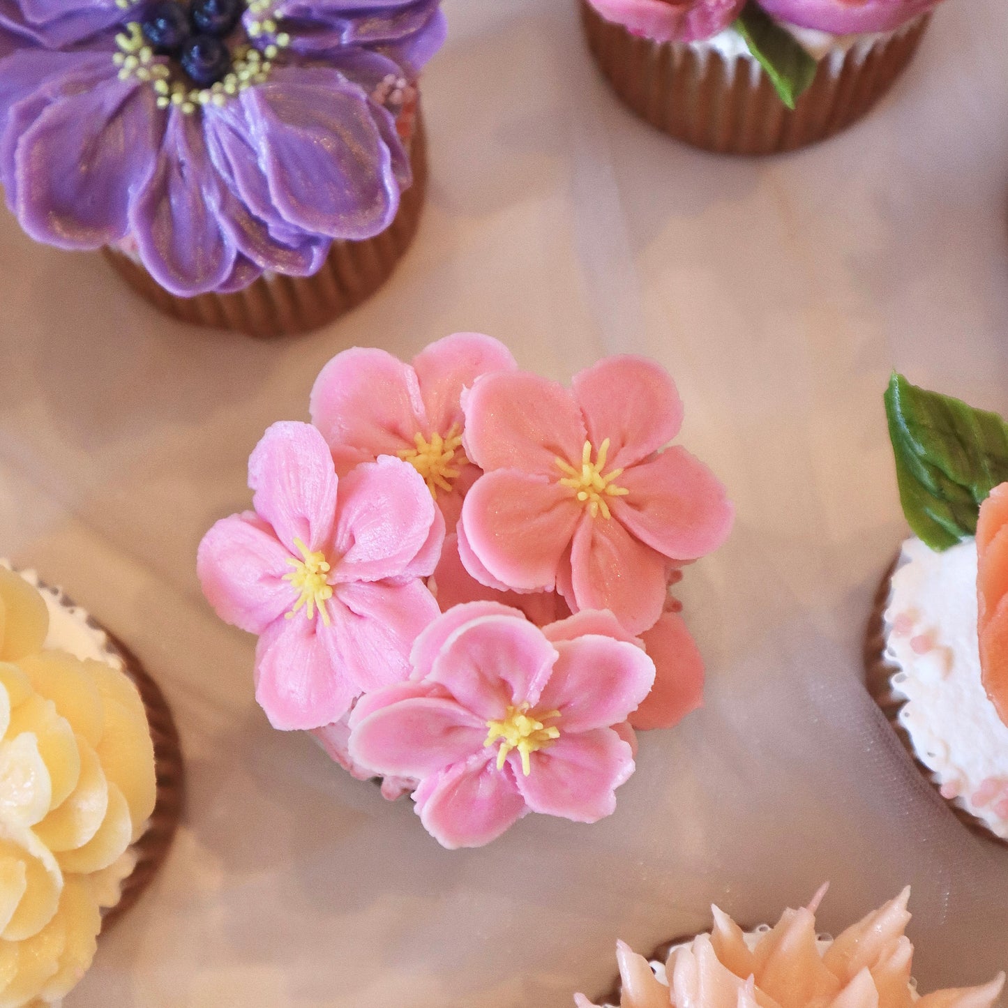 BUTTERCREAM FLOWER CUPCAKES