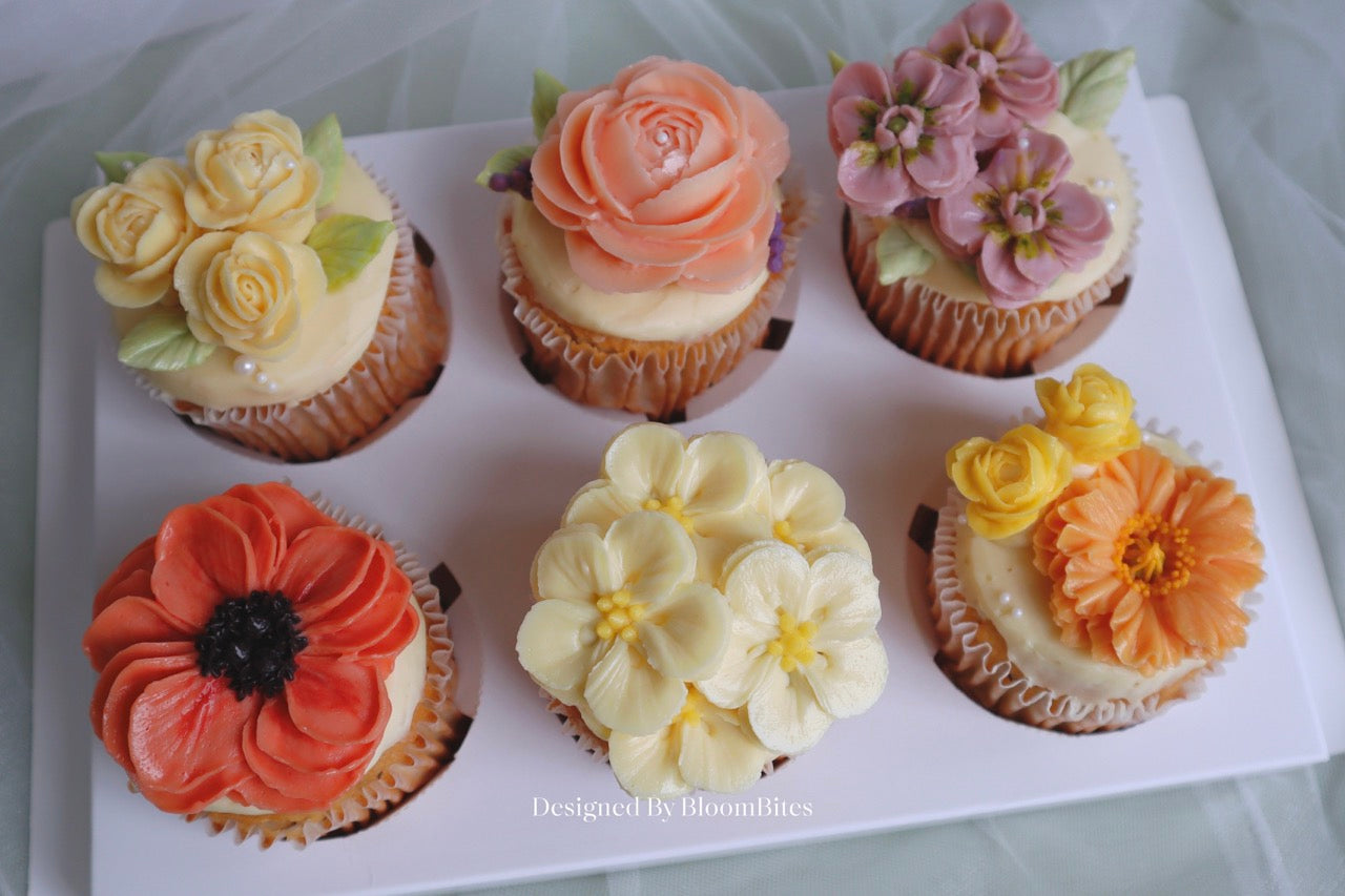 BUTTERCREAM FLOWER CUPCAKES